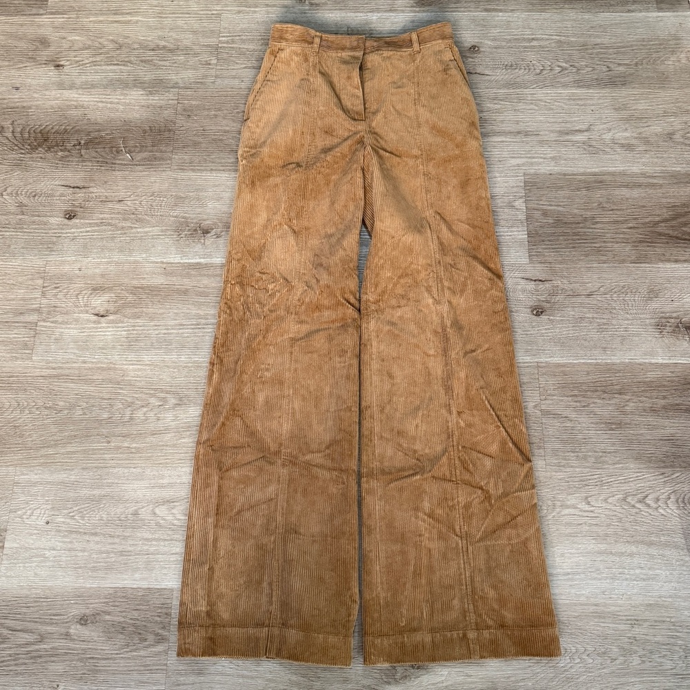 NWT Burberry 2022 Wide Leg Corduroy Trousers - Picture 6 of 12